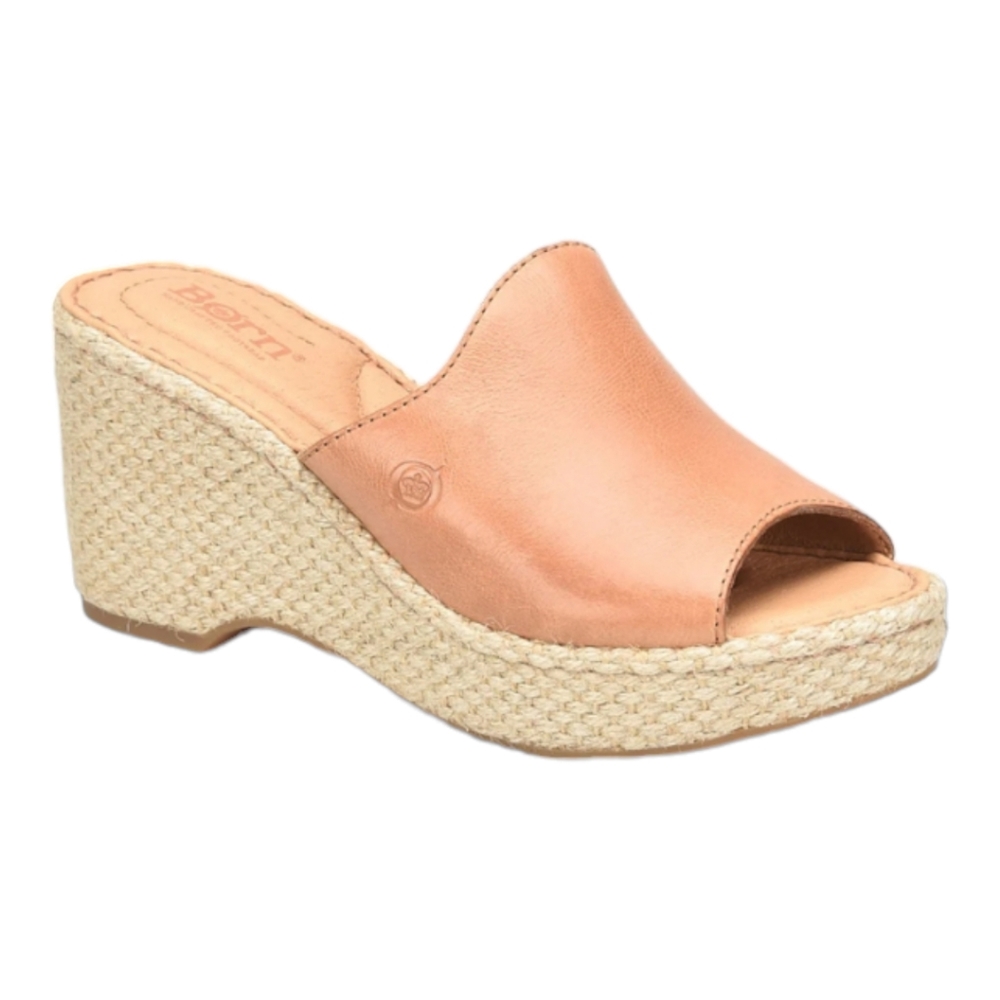 Børn Natural Lilah Leather Espadrille Women Size 11
